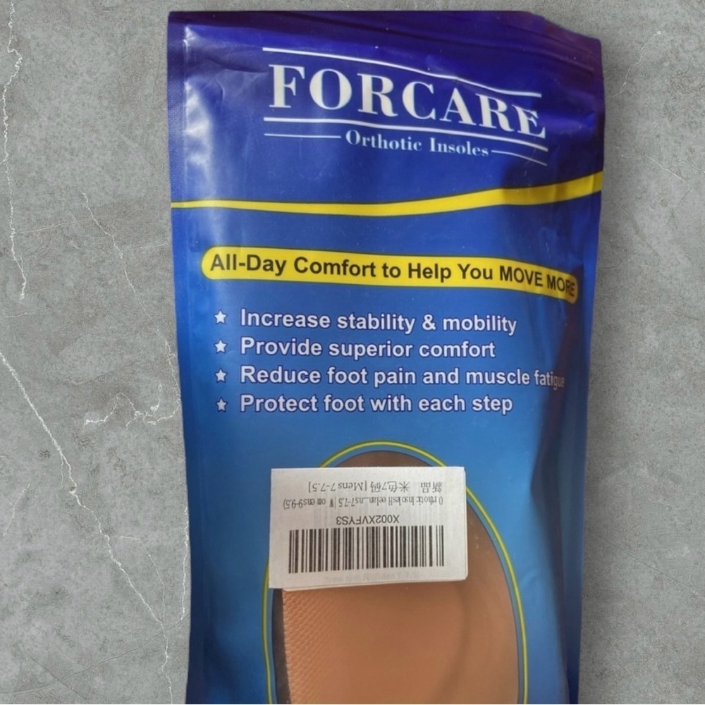 $10 Add-On | Women’s 8-8.5 Fitted Orthotic Insoles